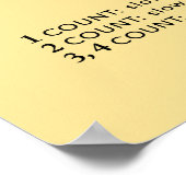 サンドラ・ボイントンによるチキンジーブダンスステップダイアグラム ポスター (角)