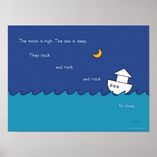 サンドラ・ボイントンの『月は高いポスター』 ポスター (正面)