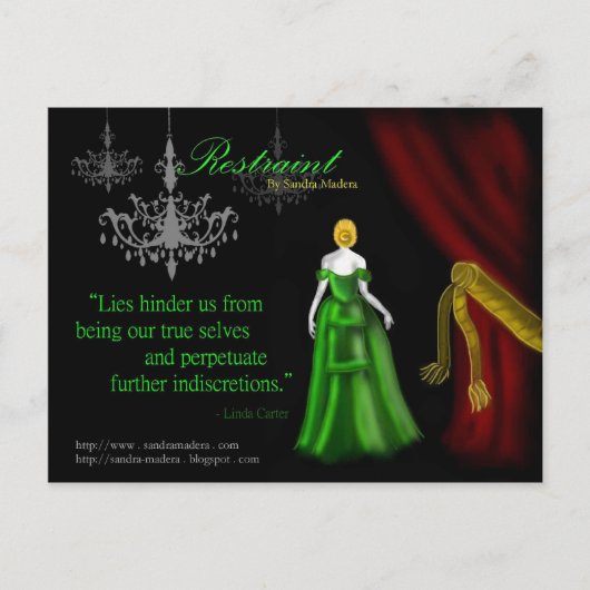 サンドラ・マデラ・ポストカードによる抑制 ポストカード (正面)