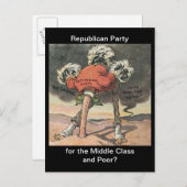 サンドリパブリックパーティーに向かう インビテーションポストカード (正面/裏面)