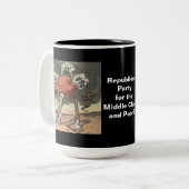 サンドリパブリックパーティーに向かう ツートーンマグカップ (正面左)