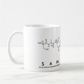 サンドリンのペプチド名mag コーヒーマグカップ (左)