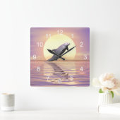 サンドルフィン スクエア壁時計 (ホーム)