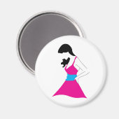 サンドレスを着た少女 マグネット (正面/裏面)