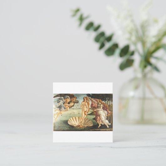 サンドロボッティチェリ誕生オブヴィーナス スクエア名刺 (スタンド正面)
