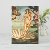 サンドロボッティチェリ誕生オブヴィーナス 招待状 (スタンド正面)