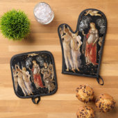 サンドロボッティチェリ – ラプリマヴェラ 鍋つかみ&鍋敷きセット (トップダウン)