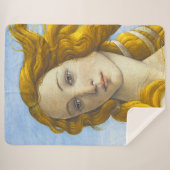 サンドロボッティチェリ – ヴィーナス誕生詳細 シェルパブランケット (正面(横))