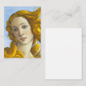 サンドロボッティチェリ – ヴィーナス誕生詳細 ノートカード (正面/裏面)