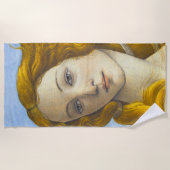 サンドロボッティチェリ – ヴィーナス誕生詳細 ビーチタオル (正面)