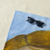 サンドロボッティチェリ – ヴィーナス誕生詳細 ビーチタオル (インサイチュ)