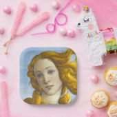 サンドロボッティチェリ – ヴィーナス誕生詳細 ペーパープレート (パーティー)