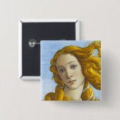 サンドロボッティチェリ – ヴィーナス誕生詳細 缶バッジ (正面&裏面)