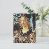 サンドロボッティチェル – 春 – フローラズバストファインアート ポストカード (スタンド正面)