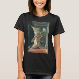 サンドロ・ボッティチェッリによる告知(天使の詳細) Tシャツ