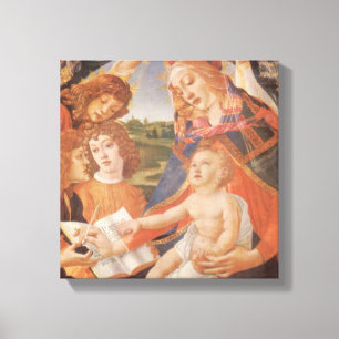サンドロ・ボッティチェッリの『マグニフィカートの聖母』 キャンバスプリント
