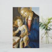 サンドロ・ボッティチェッリ-ヴァージンおよび子供 便箋 (スタンド正面)