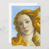 サンドロ・ボッティチェッリ - 『ヴィーナスの誕生』 詳細 サンキューカード (正面/裏面)