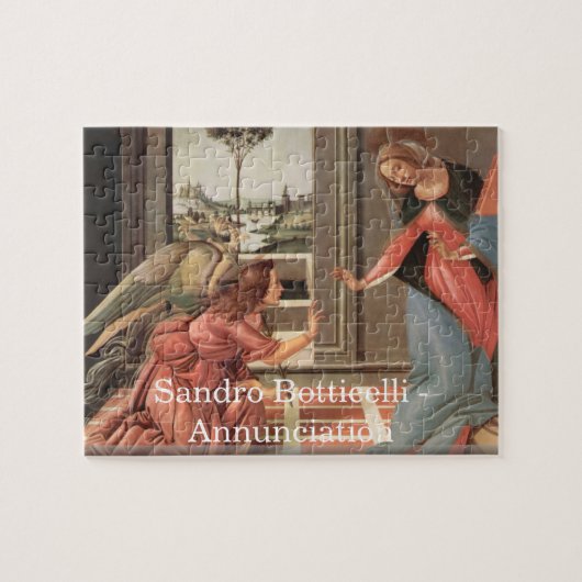 サンドロ・ボッティチェッリ-告知のパズル ジグソーパズル (横)