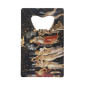 サンドロ・ボッティチェッリ - 春 クレジットカード栓抜き (裏面)