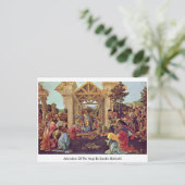 サンドロ・ボッティチェリによるマギの崇拝 ポストカード (スタンド正面)
