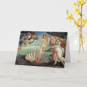 サンドロ・ボッティチェリによる金星の誕生 カード (黄色い花)