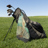 サンドロ・ボッティチェリによる金星の誕生 ゴルフタオル (グリーン)