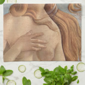 サンドロ・ボッティチェリによる金星の誕生(詳細) キッチンタオル (折り畳み)