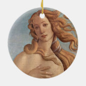 サンドロ・ボッティチェリによる金星の誕生(詳細) セラミックオーナメント (裏面)