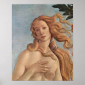サンドロ・ボッティチェリによる金星の誕生(詳細) ポスター (正面)