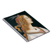 サンドロ・ボッティチェリのレディのIポートレート(1480) ノートブック (右側)