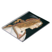 サンドロ・ボッティチェリのレディのIポートレート(1480) ノートブック (左側)