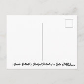 サンドロ・ボッティチェリのレディのIポートレート(1480) ポストカード (裏面)