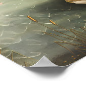 サンドロ・ボッティチェリの金星の誕生（1485年～1486年） ポスター (角)