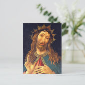 サンドロ・ボッティチェリ・キリストとトゲの王冠 ポストカード (スタンド正面)