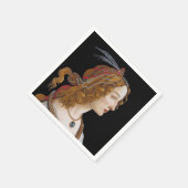 サンドロ・ボッティチェリ – シモネッタ・ヴェスプッチポートレート スタンダードカクテルナプキン (角)