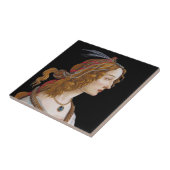 サンドロ・ボッティチェリ – シモネッタ・ヴェスプッチポートレート タイル (側面)