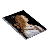 サンドロ・ボッティチェリ – シモネッタ・ヴェスプッチポートレート ノートブック (右側)