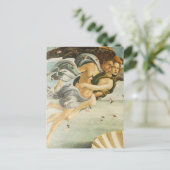 サンドロ・ボッティチェリ – ゼファー、西風ファインアート ポストカード (スタンド正面)