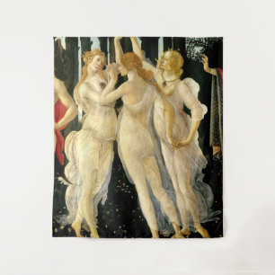 サンドロ・ボッティチェリ「プリマヴェラ – 三美神」 タペストリー