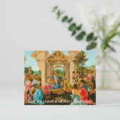 サンドロ・ボッティチェリ、マギの休日の崇拝 シーズンポストカード (スタンド正面)