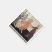 サンドロ・ボッティチェリ – ヴィーナスと三美神 スタンダードカクテルナプキン (角)