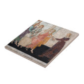 サンドロ・ボッティチェリ – ヴィーナスと三美神 タイル (側面)