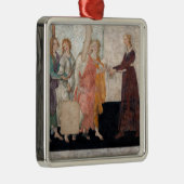 サンドロ・ボッティチェリ – ヴィーナスと三美神 メタルオーナメント (右)