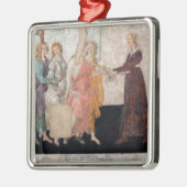 サンドロ・ボッティチェリ – ヴィーナスと三美神 メタルオーナメント (左)