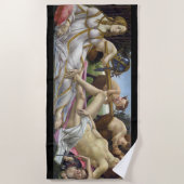 サンドロ・ボッティチェリ – ヴィーナスと火星 ビーチタオル (正面)