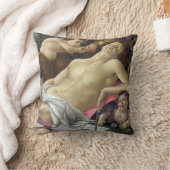 サンドロ・ボッティチェリ – ヴィーナスと火星、右側 クッション (ブランケット)