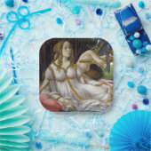 サンドロ・ボッティチェリ – ヴィーナスと火星、離れサイド ペーパープレート (パーティー)