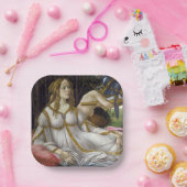 サンドロ・ボッティチェリ – ヴィーナスと火星、離れサイド ペーパープレート (パーティー)