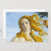 サンドロ・ボッティチェリ – ヴィーナス誕生クローズアップ サンキューカード (正面/裏面)
